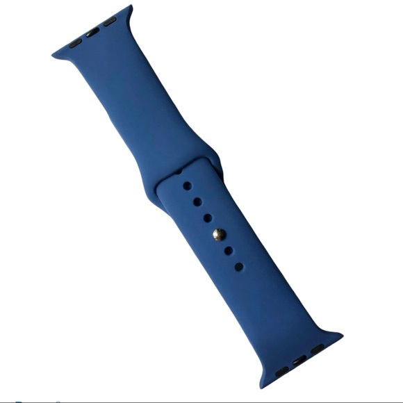 5/$20 NEW BLUE Silicone Sport Band Apple Watch 44/45/49 mm S/M - Picture 2 of 7